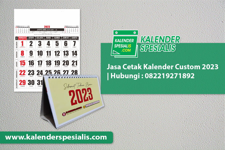 Jasa Cetak Kalender Custom 2023